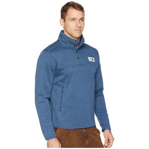 Mens The North Face Patrol Sherpa Fleece Jacket‎ Coat Top 1/4 Snap